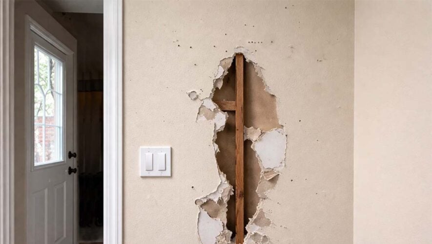 study finds stud always half inch away