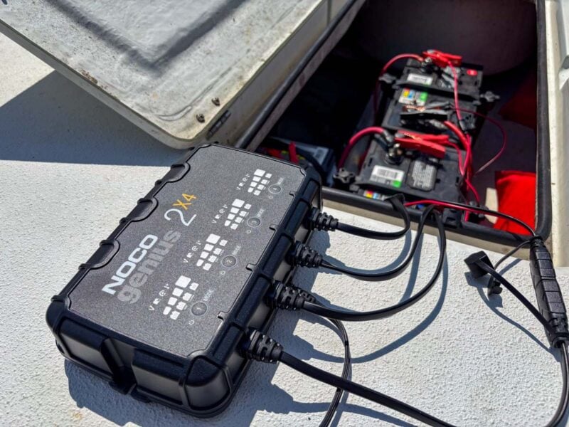 NOCO Genius 2x4 Battery Charger Marine Application