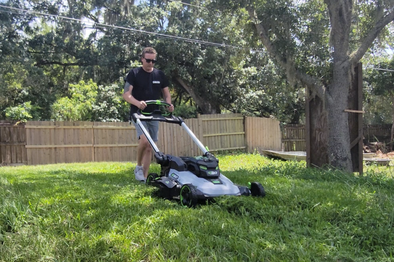 We Tested EGO’s Ridiculously Powerful 30-inch Self-Propelled Lawn Mower