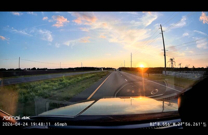 Highly Backlit Sunset Clarity