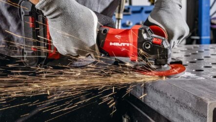 Hilti Nuron Angle Grinder AG 4D-22 Upgrades Performance and Safety