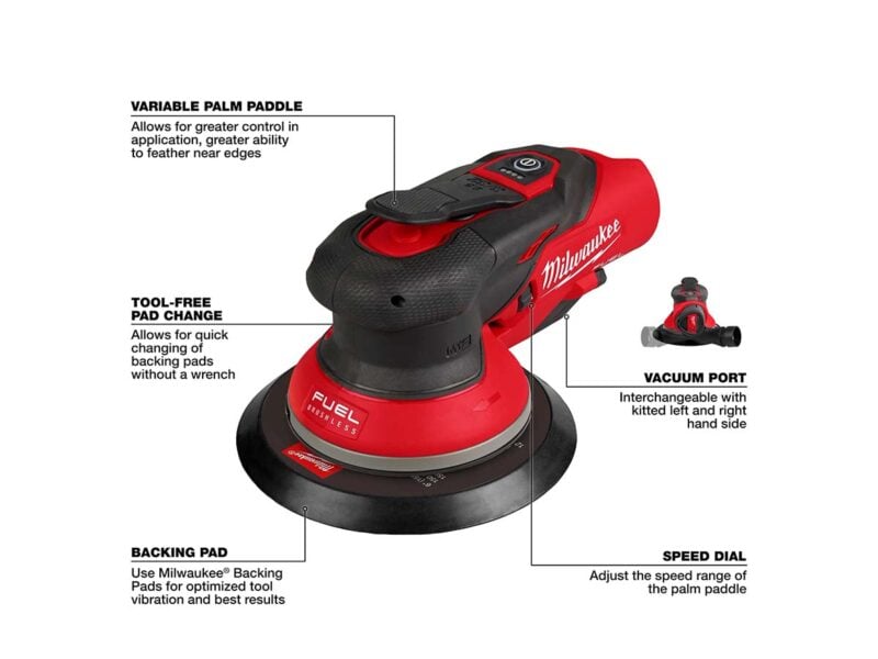 Milwaukee M12 Fuel 6-inch Random Orbit Sander 2584-20
