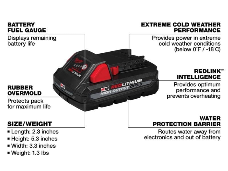 Milwaukee M18 High Output CP 3.0 Battery 48-11-1835