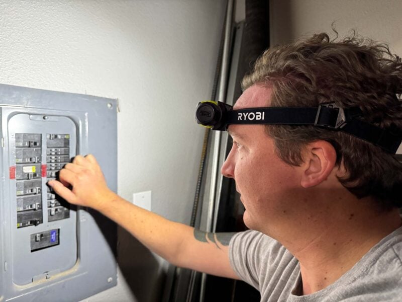 Magnetic Versatility: Ryobi USB Lithium LED Headlamp