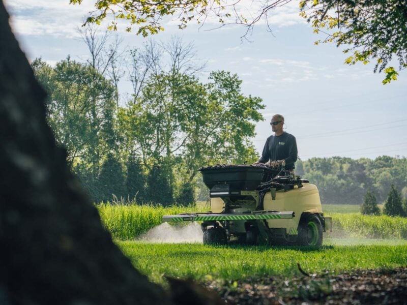 Greenworks Optimus Stand-on Sprayer Spreader