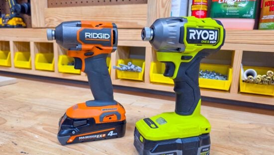 Ryobi vs Ridgid Impact Driver-1