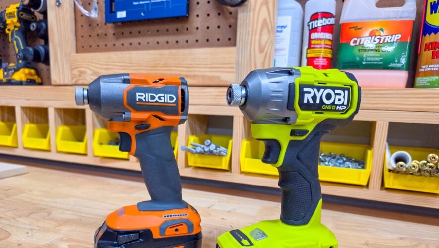 Ryobi vs Ridgid Impact Driver-1