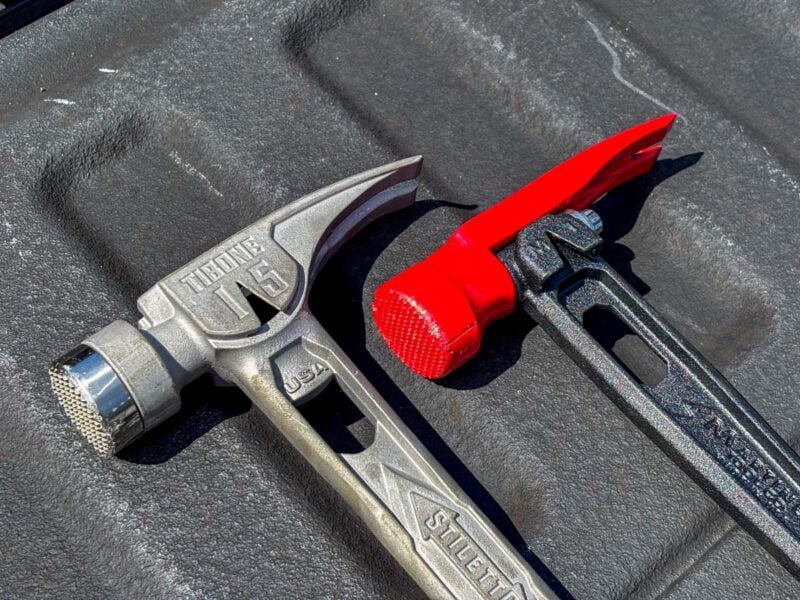 Stiletto TiBone vs Martinez M1 Framing Hammer Heads