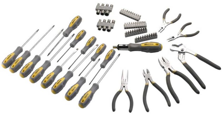 Workforce 74pc Screwdriver and Pliers Set