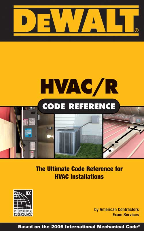 DeWalt Releases HVAC Code Reference for HVAC Pros