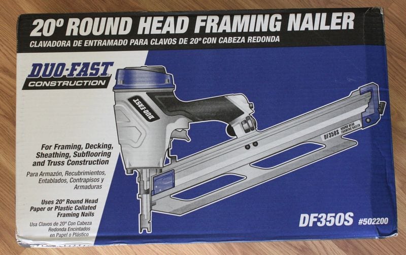 Duo-Fast DF350S Round Head Angled Framing Nailer Review