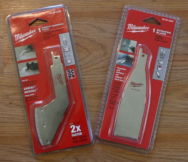 Milwaukee Scraper and Grout Removal Blades Review