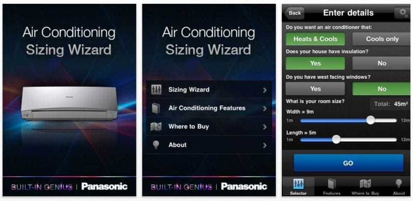 Panasonic Releases Air Conditioner 'AirCon' iPhone App