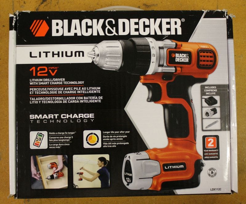 Black & Decker 12V Max Lithium Drill/Driver