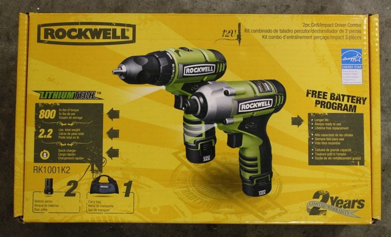 Rockwell RK1001K2 12V Drill & Impact Driver Combo Kit Review
