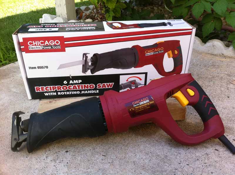 Chicago Electric Rotating Handle Reciprocating Saw Review
