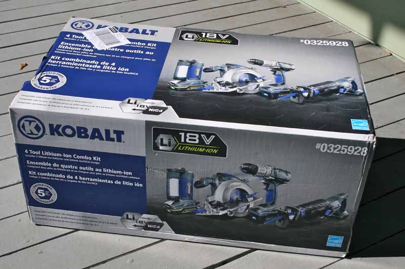 Kobalt 18V Li-ion 4-tool Combo Kit Review