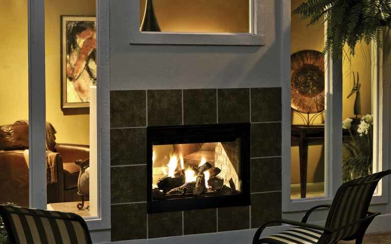 HHT Twilight Modern 2-Sided Gas Fireplace