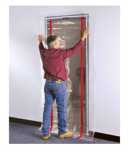 ZipWall ZipDoor Dust Barrier Solution for Doorways