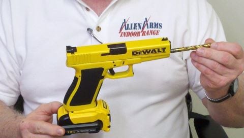 DeWalt-styled Glock Model 21 Drill Gun... Pistol