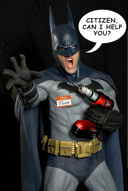 Batman Terrorizes Home Depot Customers