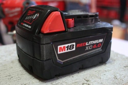 Milwaukee Red lithium battery