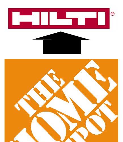 Hilti Tools Exits Home Depot
