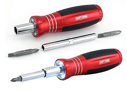 Craftsman Tools' LED Screwdriver and Adjustable Wrench